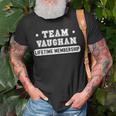 Team Vaughan Lifetime Membership Funny Family Last Name Unisex T-Shirt Gifts for Old Men