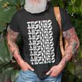 Techno Revolution For Edm Fanatics & Party Enthusiasts Edm Funny Gifts Unisex T-Shirt Gifts for Old Men
