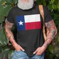 Texas Flag Lone Star State Vintage Texan CowboyT-Shirt Gifts for Old Men