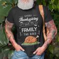 Thanksgiving Turkey Holiday Feast Harvest Blessing Idea T-Shirt Gifts for Old Men