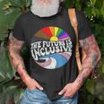 The Future Is Inclusive Lgbt Gay Rights Pride Unisex T-Shirt Gifts for Old Men