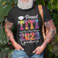 Tie Dye Senior 2023 Proud Titi Of A 2023 Graduate Unisex T-Shirt Gifts for Old Men