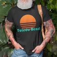 Toledo Bend Louisiana Retro Sunset T-Shirt Gifts for Old Men