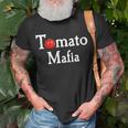 Tomato Mafia | Funny Gardening Lover Graphic Unisex T-Shirt Gifts for Old Men