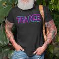 Trance With Uplifting Trance Vaporwave Glitch Remix Ed T-Shirt Gifts for Old Men