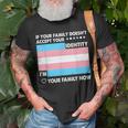 Transgender Support Funny Trans Dad Mom Lgbt Ally Pride Flag Gift For Women Unisex T-Shirt Gifts for Old Men
