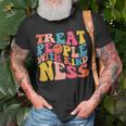 Treat People With Kindness Trendy Preppy Unisex T-Shirt Gifts for Old Men