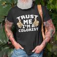 Trust Me I'm A Colorist Thumbs Up Job T-Shirt Gifts for Old Men