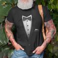 Tuxedo With Bowtie For Wedding And Special Occasions T-Shirt Gifts for Old Men