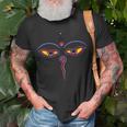 The Two Eyes Of The Buddha T-Shirt Gifts for Old Men