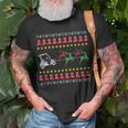 Ugly Christmas Sweater For Golfer Golf T-Shirt Gifts for Old Men