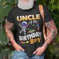 Uncle Of The Birthday Boy Space Astronaut Birthday Family Unisex T-Shirt Gifts for Old Men