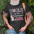 Uncle Of The Birthday Girl Farm Cow Uncle Matching Family Unisex T-Shirt Gifts for Old Men