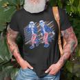 Uncle Sam Griddy 4Th Of July Independence Day American Flag Unisex T-Shirt Gifts for Old Men