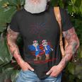 Uncle Sam Griddy Dance 4Th Of July Independence Day Unisex T-Shirt Gifts for Old Men