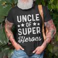 Uncle Super Heroes Superhero T-Shirt Gifts for Old Men