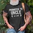 Uncle To Be Promoted To Uncle Est 2019 Unisex T-Shirt Gifts for Old Men