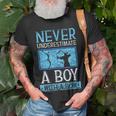 Never Underestimate A Boy With A Bow Arrow Archery Archer T-Shirt Gifts for Old Men