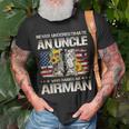 Never Underestimate An Uncle Who Raised An Airman Usaf T-Shirt Gifts for Old Men