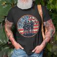 Us Army Veterans Pride Honor Military Us Flag Vintage Men Unisex T-Shirt Gifts for Old Men