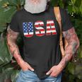 Usa American Flag United States Of America Us 4Th Of July Usa Funny Gifts Unisex T-Shirt Gifts for Old Men