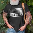 Usa Flag Best Dad Ever Daddy Fathers Day Dad Gifts Unisex T-Shirt Gifts for Old Men