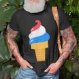Usa Ice Cream Cone - Cute For 4Th Of July Usa Funny Gifts Unisex T-Shirt Gifts for Old Men