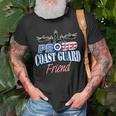 Usa Proud Coast Guard Friend Usa Flag Military Funny Military Gifts Unisex T-Shirt Gifts for Old Men