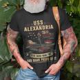 Uss Alexandria Ssn757 Unisex T-Shirt Gifts for Old Men