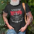 Viking Blood Runs Through My VeinsAncestor T-Shirt Gifts for Old Men