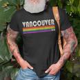 Vintage 80S Style Vancouver Ca Gay Pride Month Unisex T-Shirt Gifts for Old Men