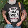 Vintage Barbecue Bbq Sauce Costume Funny Halloween Gifts Halloween Funny Gifts Unisex T-Shirt Gifts for Old Men