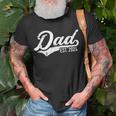 Vintage Dad Est 2024 For Fathers Day Promoted To Daddy 2024 Unisex T-Shirt Gifts for Old Men