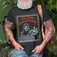 Vintage Horror Soul Searching Grim Reaper Reaper T-Shirt Gifts for Old Men