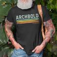 Vintage Stripes Archbold Fl T-Shirt Gifts for Old Men