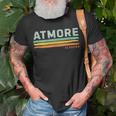 Vintage Stripes Atmore Al T-Shirt Gifts for Old Men