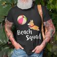 Welsh Corgi Dogs Beach Squad Summer Vacation Gift Outdoors Unisex T-Shirt Gifts for Old Men
