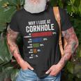 Why I Lose At Cornhole Funny Cornhole Player Unisex T-Shirt Gifts for Old Men