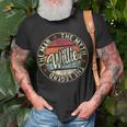 Willie The Man The Myth The Legend First Name Willie Unisex T-Shirt Gifts for Old Men