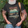 With A Body Like This Who Needs Hair Retro Bald Dad Gift For Women Unisex T-Shirt Gifts for Old Men