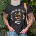 Worlds Coolest Dog Dad Papa Men Bengal Cat Unisex T-Shirt Gifts for Old Men