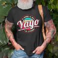 Yayo The Myth The Legend Gift Fathers Day Grandpa Man Unisex T-Shirt Gifts for Old Men