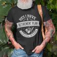 Yes I Have A Retirement Plan I'll Be Playing The Bagpipes T-Shirt Gifts for Old Men