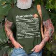 Charcuterie Nutrition Food Facts Thanksgiving Costume Xmas T-Shirt Gifts for Old Men