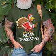 Merry Thanksmas Happy Thanksgiving Merry Christmas T-Shirt Gifts for Old Men Merry Thanksmas Happy Thanksgiving Merry Christmas T-Shirt Gifts for Old Men