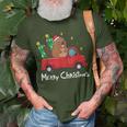 Groundhog Christmas Ornament Truck Tree Xmas T-Shirt Gifts for Old Men