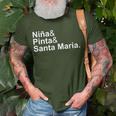 Niña & Pinta & Santa Maria Christopher Columbus Day Ships T-Shirt Gifts for Old Men
