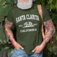Santa Clarita California Ca Vintage State Athletic Style T-Shirt Gifts for Old Men