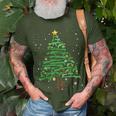 Xmas Patriotic 2Nd Amendment Gun Christmas Tree T-Shirt Gifts for Old Men