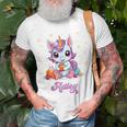 Adley Merch Unicorn Design Unisex T-Shirt Gifts for Old Men